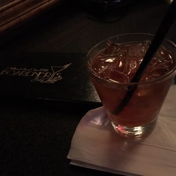 Boardner's - Old Fashioned: dark photo. Delicious drink. - Dive Bars Near Me - Hollywood, California