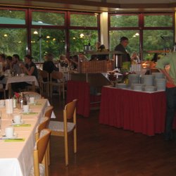 AZK Arbeitnehmerzentrum Königswinter - Der Speisesaal. Es gab zu jeder Mahlzeit ein Buffet der absoluten Spitzenklasse !