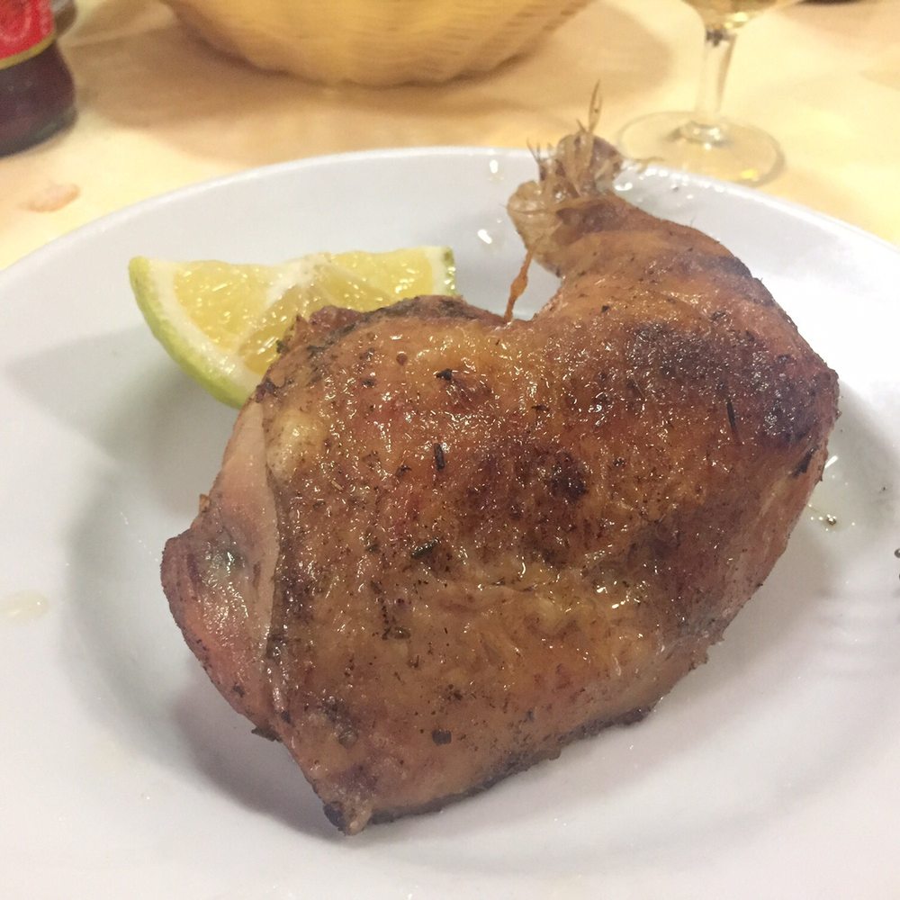 Da Mario - Roast chicken. I could taste the edges of the chicken beginning to show "off" flavors. - Italian Near Me - Genoa, GE Da Mario - Roast chicken. I could taste the edges of the chicken beginning to show "off" flavors. - Italian Near Me - Genoa, GE