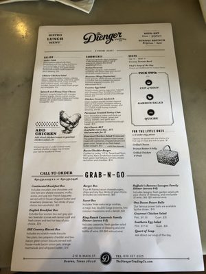 Menu photo 4 The Dienger Trading Boerne, TX Menu photo 4 The Dienger Trading Boerne, TX