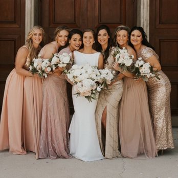 Flowers by Lady Buggs - For my bridesmaids bouquets, we chose to add blush tones so mine could really stand out and also to incorporate colors from their dresses. - Florists Near Me Flowers by Lady Buggs - For my bridesmaids bouquets, we chose to add blush tones so mine could really stand out and also to incorporate colors from their dresses. - Florists Near Me