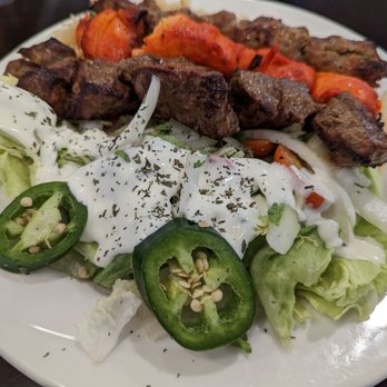 Afghan Kabob - Deluxe kebab of chicken, shami, and lamb kabob. - Middle Eastern Near Me - Springfield, Virginia