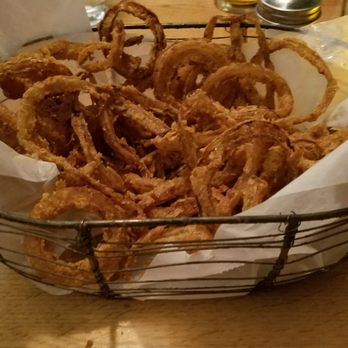 Restaurant at Smuttynose - Onion ring app. Really large in size. - New American Near Me - Hampton, New Hampshire