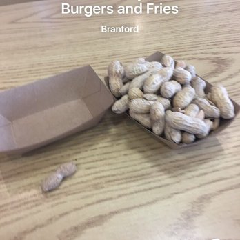Five Guys - Thank goodness for salted peanuts. - Burgers Near Me - Branford, Connecticut Five Guys - Thank goodness for salted peanuts. - Burgers Near Me - Branford, Connecticut