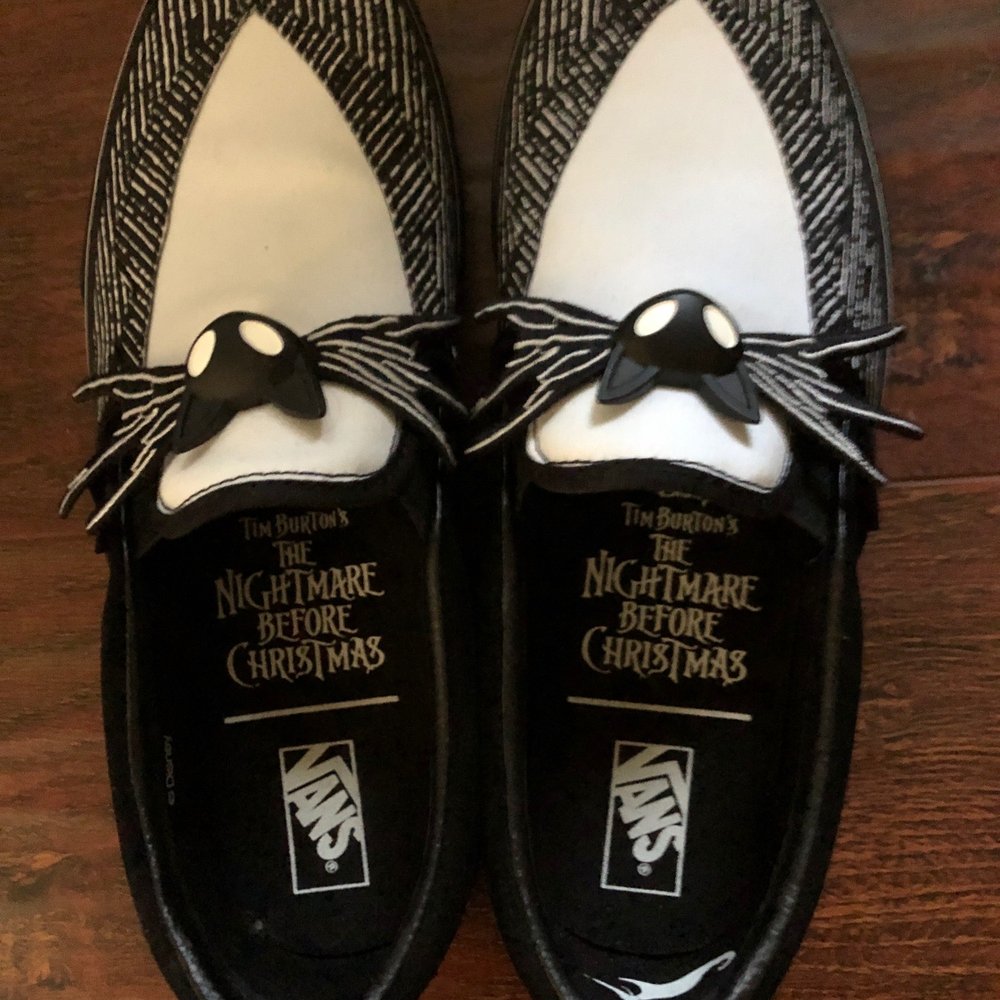 Van's The Nightmare Before Christmas Classic Slip-Ons! Van's The Nightmare Before Christmas Classic Slip-Ons!