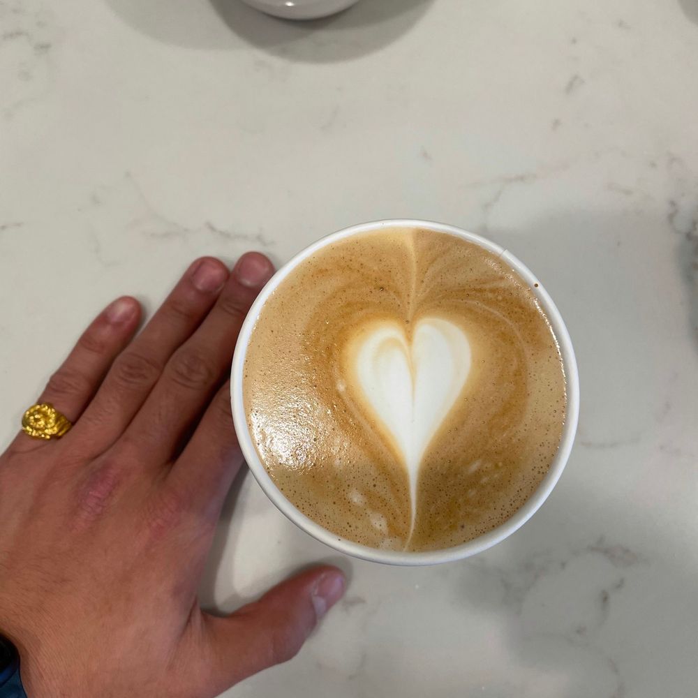 Marvel Cake - Latte art with Sight Glass Espresso - Bakeries Near Me - Campbell, California