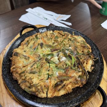 Gogiya Korean BBQ - 5/5 Seafood Pancake $18.99 - Barbeque Near Me - Davie, Florida Gogiya Korean BBQ - 5/5 Seafood Pancake $18.99 - Barbeque Near Me - Davie, Florida