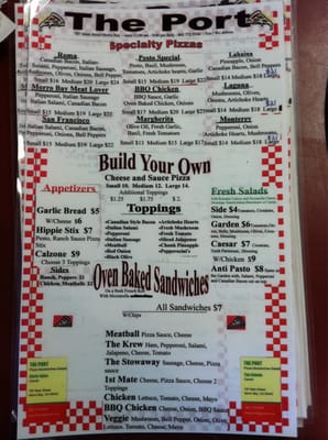 Menu photo 7 Pizza Port Morro Bay, CA