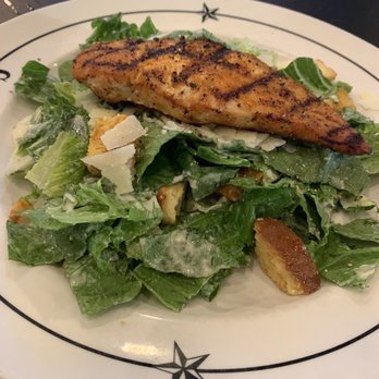 Saltgrass Steak House - Salmon Caesar Salad - Steakhouses Near Me - Plano, Texas Saltgrass Steak House - Salmon Caesar Salad - Steakhouses Near Me - Plano, Texas