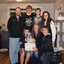 Make Your Dog Happy - The Hall Family and Puppy "Pippin"