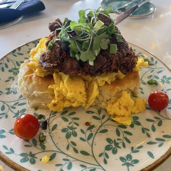 Milk & Honey - Chicken & Biscoff Waffles - Southern Near Me - Chantilly, Virginia