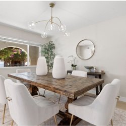 A Prima Vista Home - Modern San Jose, CA Formal Dinning Home Staging, Vacant Home Staging, Occupied Home Staging, Luxury Home Staging, Modern, Contemporary