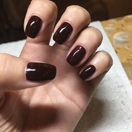 Great polish job, but she couldn't fulfill my design request and she nicked my ring finger, causing it to bleed.