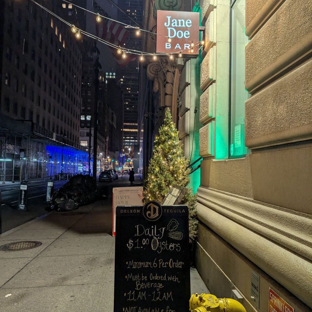 Jane Doe Lounge - Sign Outside - Cocktail Bars Near Me - New York, New York Jane Doe Lounge - Sign Outside - Cocktail Bars Near Me - New York, New York