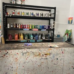 CrashWorks STEAM Studio & Makerspace - Paint area