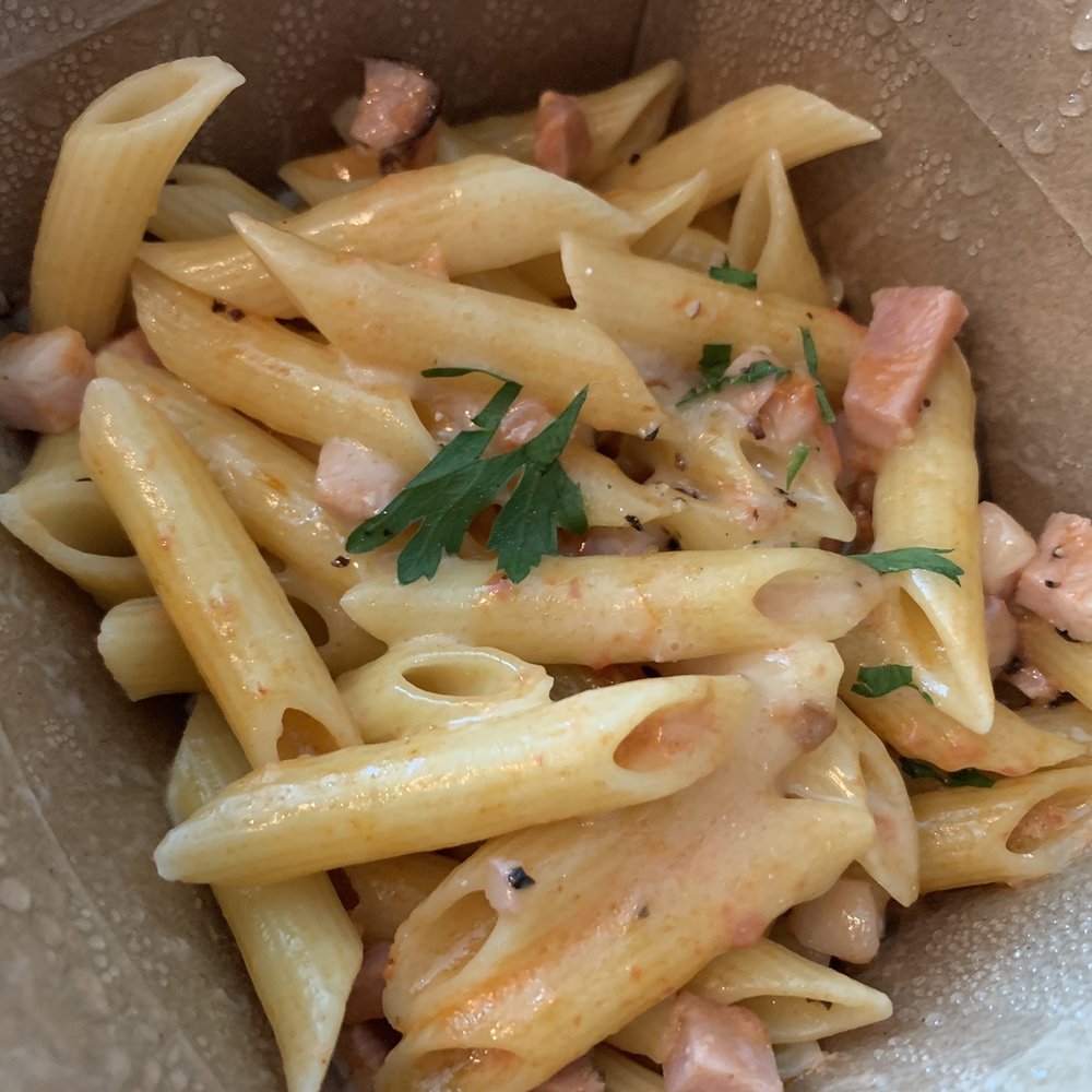 Allora - Penne Pomodoro e Prosciutto - Italian Near Me - Portland, Oregon Allora - Penne Pomodoro e Prosciutto - Italian Near Me - Portland, Oregon