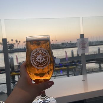 Ballast Point Brewing Long Beach - Tart Peach Kolsch 5.2% - Breweries Near Me - Long Beach, California