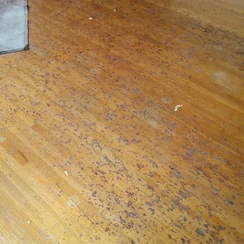 Open Book Hardwood Floors - Typical floor area before Santos did his magic! - Flooring Near Me