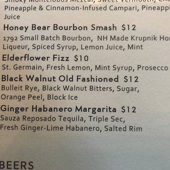 CR's The Restaurant - Black Walnut Old Fashion - New American Near Me - Hampton, New Hampshire