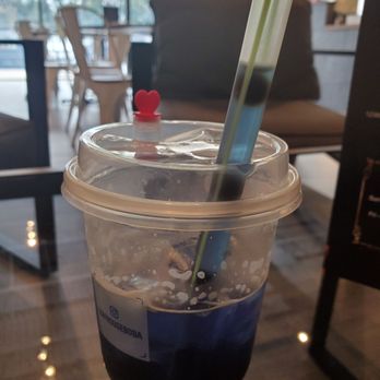 Leaf House - Blue peppermint with Boba - Bubble Tea Near Me - Cooper City, Florida Leaf House - Blue peppermint with Boba - Bubble Tea Near Me - Cooper City, Florida