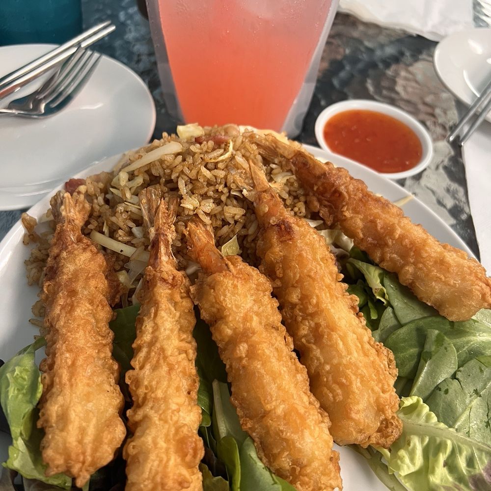 Sweet Corner Cafe - Shrimp tempura with fried rice - Comfort Food Near Me - Aiea, Hawaii Sweet Corner Cafe - Shrimp tempura with fried rice - Comfort Food Near Me - Aiea, Hawaii