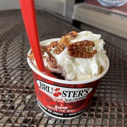Bruster's Real Ice Cream - Turtle sundae