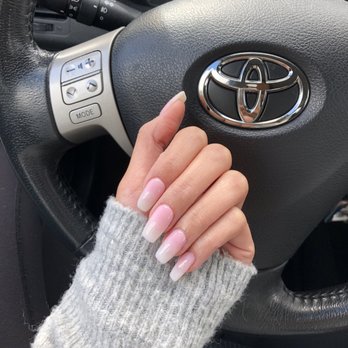 Phoenix' Grace Nails Spa - Pink/white dip powder with tips by Mai :) - Nail Salons Near Me - Costa Mesa, California Phoenix' Grace Nails Spa - Pink/white dip powder with tips by Mai :) - Nail Salons Near Me - Costa Mesa, California