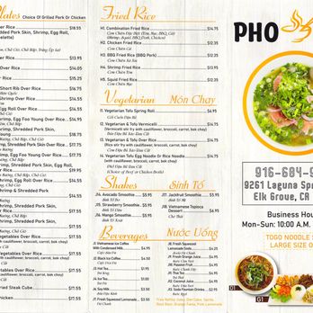 Pho Ivy - Menu 3/14/26 - Page 1 - Vietnamese Near Me - Elk Grove, California Pho Ivy - Menu 3/14/26 - Page 1 - Vietnamese Near Me - Elk Grove, California