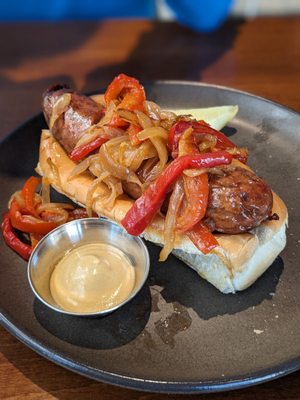 Photo of Peekytoe Provisions - Bar Harbor, ME, US. Duck sausage bomb