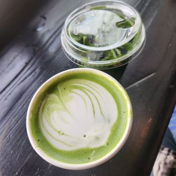 Lookout Coffee - Hot matcha latte (comes unsweetened) - Coffee & Tea Near Me - Campbell, California