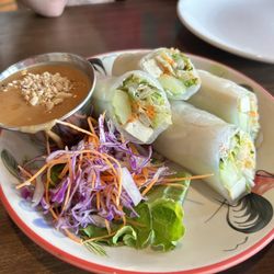 Thai Noodle Etc - Sauce was yummy Wrapper was soft and chewy Fillings were fresh Yum!