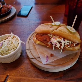 The Eagle Mass Ave - Fried chicken with Cole slaw - American Near Me - Indianapolis, Indiana