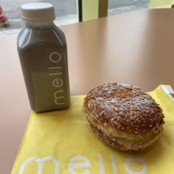 Mello - Cereal milk doughnut and sesame milk - Donuts Near Me - Vancouver, British Columbia