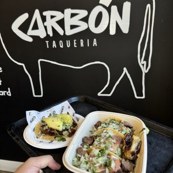 Carbon Taqueria - 3 prime steak tacos, 1 al pastor - Tacos Near Me - Azusa, California Carbon Taqueria - 3 prime steak tacos, 1 al pastor - Tacos Near Me - Azusa, California