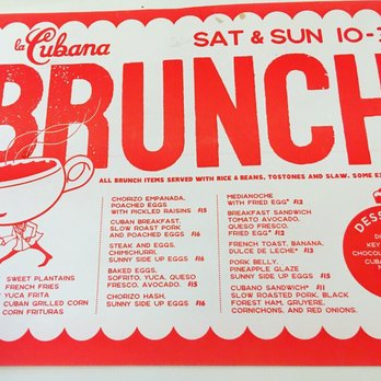 La Cubana - Brunch Menu - Cuban Near Me - Toronto, Ontario La Cubana - Brunch Menu - Cuban Near Me - Toronto, Ontario