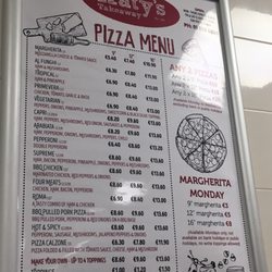 Takeaway Ratoath Katys - Pizza menu!