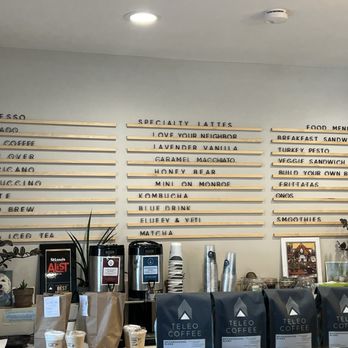Teleo Coffee - Menu - Coffee & Tea Near Me - Kirkwood, Missouri