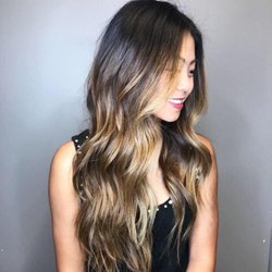 Manna Salon - Dark brown to blonde balayage