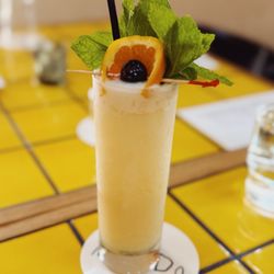 COCOMAMI rum, lemon, pineapple, lemon poppy coco lopez, orange bitters