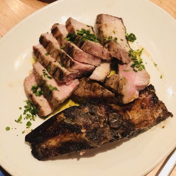 Ox - Maple brined pork chop. - Argentine Near Me - Portland, Oregon Ox - Maple brined pork chop. - Argentine Near Me - Portland, Oregon