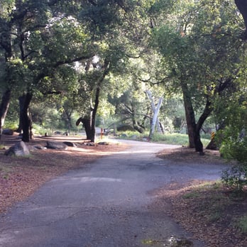 Wheeler Gorge Campground - The road winding through the campsites. - Campgrounds Near Me - Ojai, California Wheeler Gorge Campground - The road winding through the campsites. - Campgrounds Near Me - Ojai, California