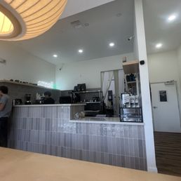 Interior of coffee shop