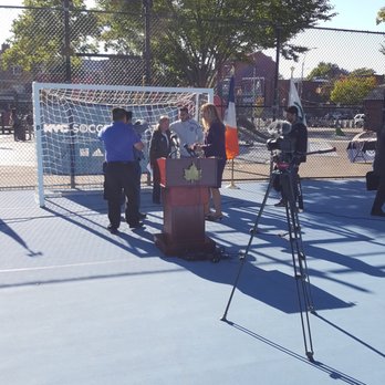 Triborough Bridge Playground - NYCFC Soccer Initiative October 2017 - Playgrounds Near Me - Queens, New York