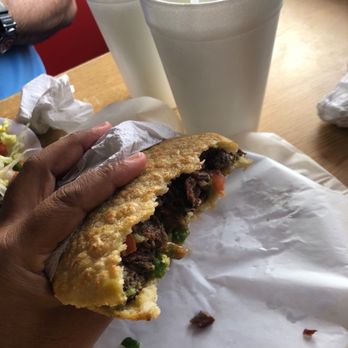 Devine Tortilla Factory - Gordita, the largest I've ever seen & delicious - Breakfast & Brunch Near Me - Devine, Texas