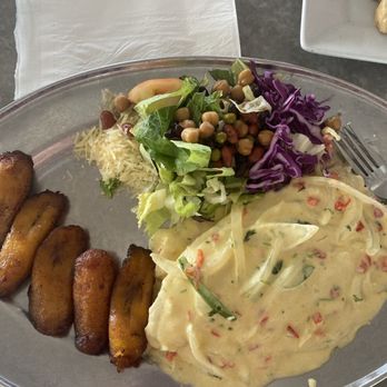 La Parrilla - Grouper w plantains - Latin American Near Me - Luquillo, Puerto Rico La Parrilla - Grouper w plantains - Latin American Near Me - Luquillo, Puerto Rico