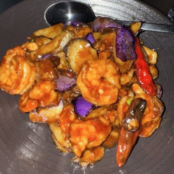 Lazy Sister - Kung pao shrimp with eggplant - Chinese Near Me - Norwalk, Connecticut Lazy Sister - Kung pao shrimp with eggplant - Chinese Near Me - Norwalk, Connecticut