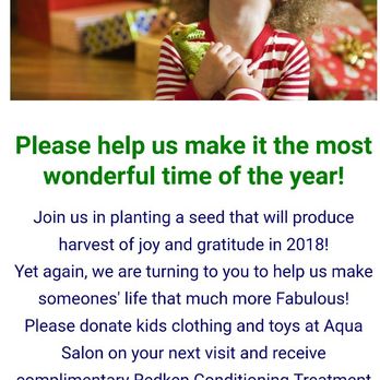 Aqua Salon - We need your help in Making this Winter special!! - Hair Stylists Near Me - Royal Oak, Michigan Aqua Salon - We need your help in Making this Winter special!! - Hair Stylists Near Me - Royal Oak, Michigan