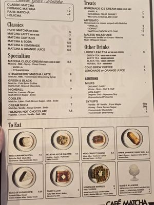 Menu photo 7 Café Matcha Los Angeles, CA