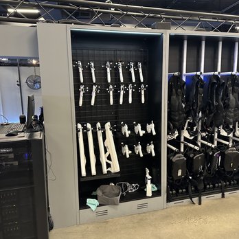 Sandbox VR - Equipment and room - Virtual Reality Centers Near Me - Roseville, Minnesota Sandbox VR - Equipment and room - Virtual Reality Centers Near Me - Roseville, Minnesota