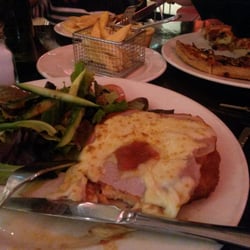 Chicken parma, pizza... enough for 3!